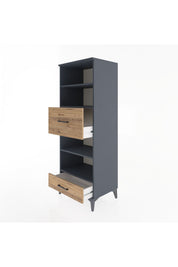 Hyperion Dolap 4 Raflı 2 Çekmeceli 60x44x163 - S53M054V6B