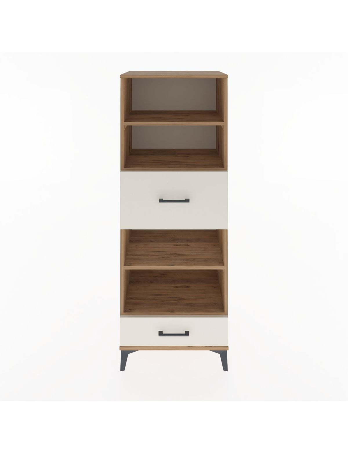 Hyperion Dolap 4 Raflı 2 Çekmeceli 60x44x163 - S53M054V7B