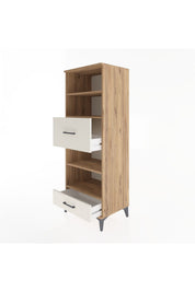 Hyperion Dolap 4 Raflı 2 Çekmeceli 60x44x163 - S53M054V7B