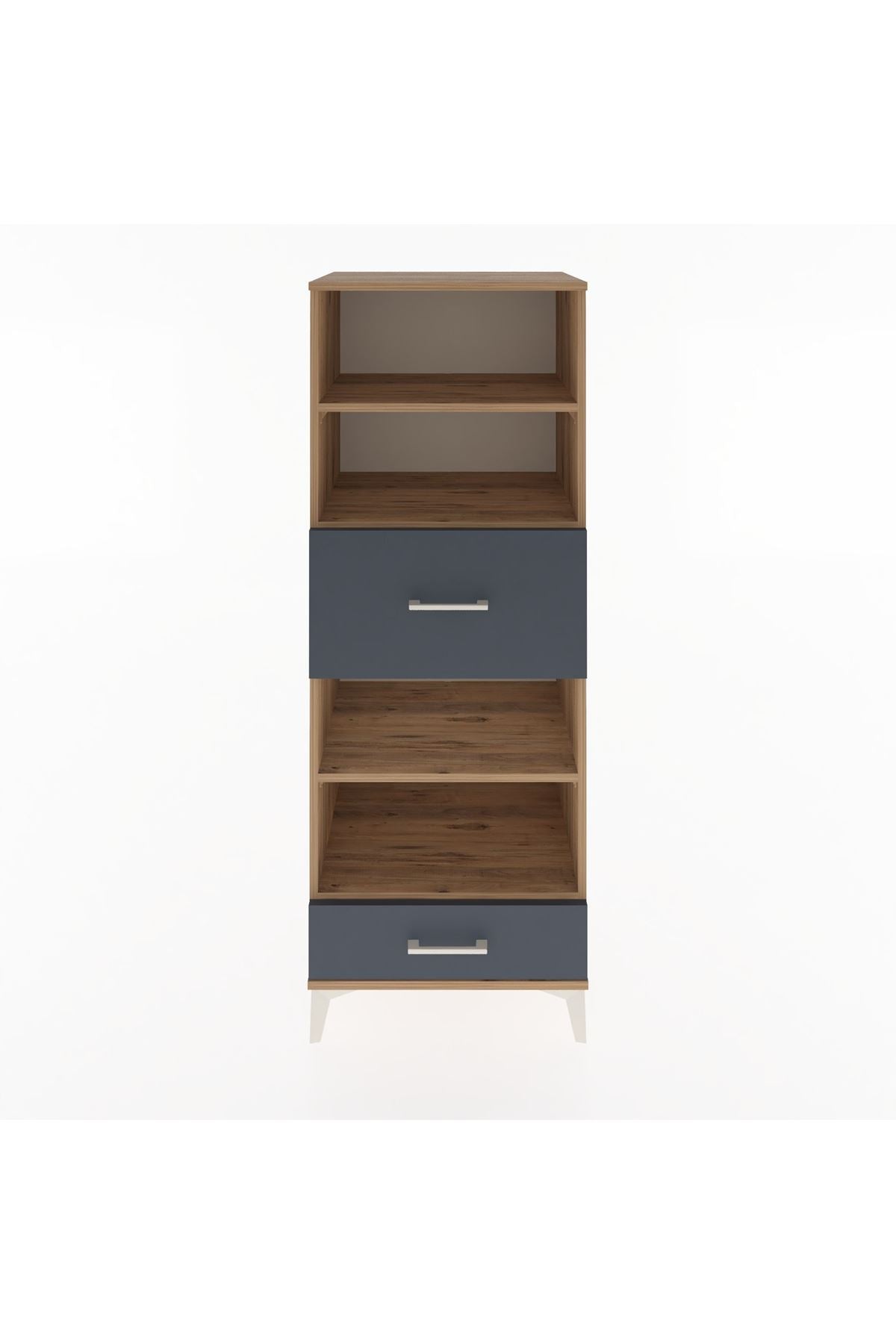Hyperion Dolap 4 Raflı 2 Çekmeceli 60x44x163 - S53M054V8B