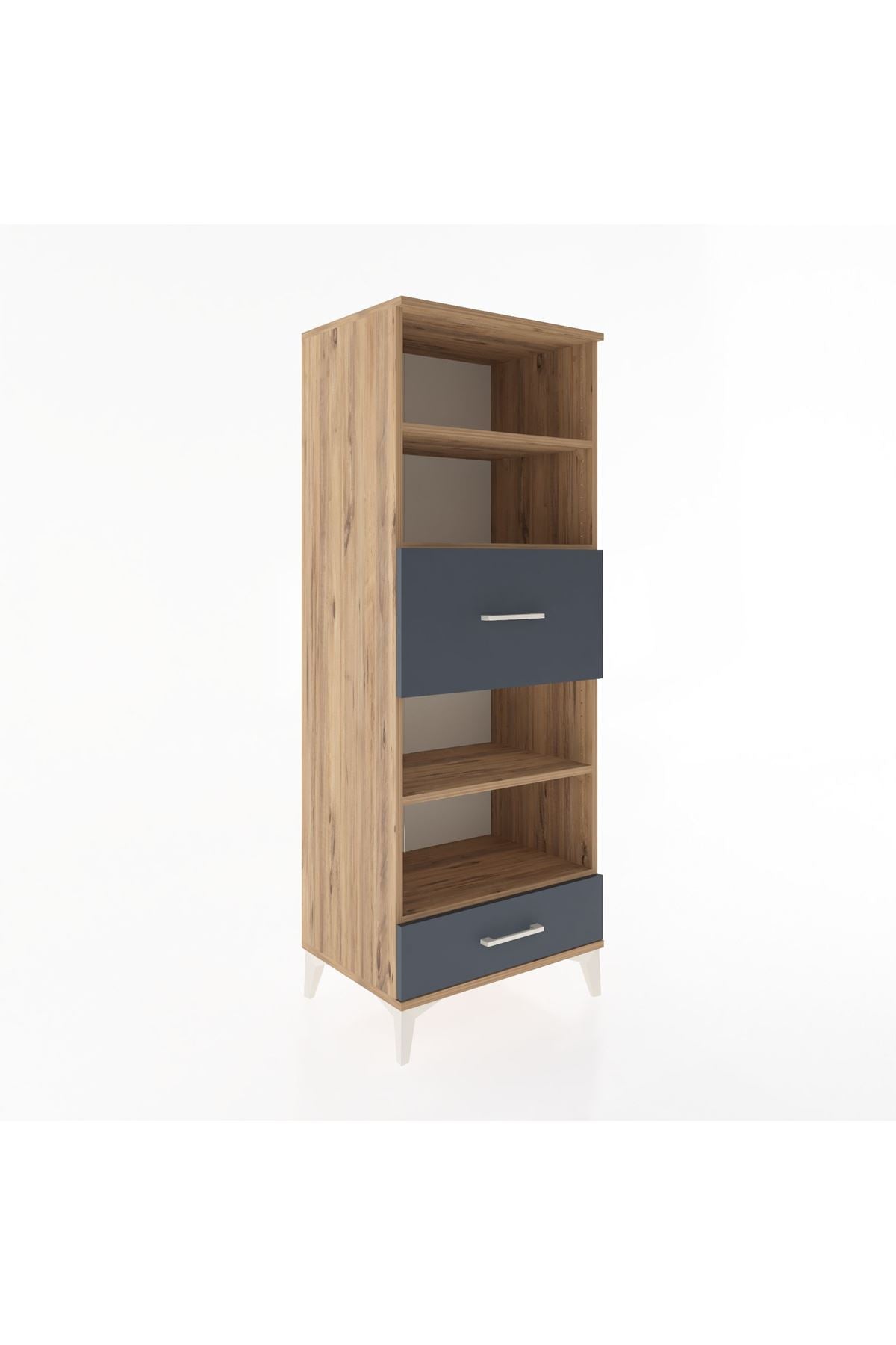 Hyperion Dolap 4 Raflı 2 Çekmeceli 60x44x163 - S53M054V8B