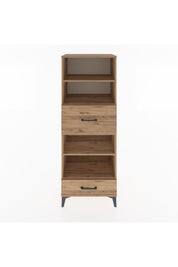 Hyperion Dolap 4 Raflı 2 Çekmeceli 60x44x163 - S53M054V9B
