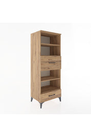 Hyperion Dolap 4 Raflı 2 Çekmeceli 60x44x163 - S53M054V9B