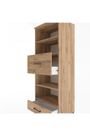 Hyperion Dolap 4 Raflı 2 Çekmeceli 60x44x163 - S53M054V9B