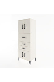 Hyperion Dolap 2 Raflı 3 Çekmeceli 4 Kapaklı 60x44x163 - S53M055V1B