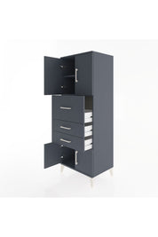 Hyperion Dolap 2 Raflı 3 Çekmeceli 4 Kapaklı 60x44x163 - S53M055V5B