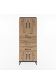 Hyperion Dolap 2 Raflı 3 Çekmeceli 4 Kapaklı 60x44x163 - S53M055V6B