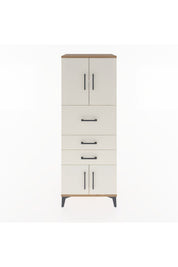 Hyperion Dolap 2 Raflı 3 Çekmeceli 4 Kapaklı 60x44x163 - S53M055V7B