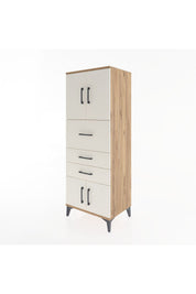 Hyperion Dolap 2 Raflı 3 Çekmeceli 4 Kapaklı 60x44x163 - S53M055V7B