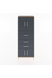 Hyperion Dolap 2 Raflı 3 Çekmeceli 4 Kapaklı 60x44x163 - S53M055V8B