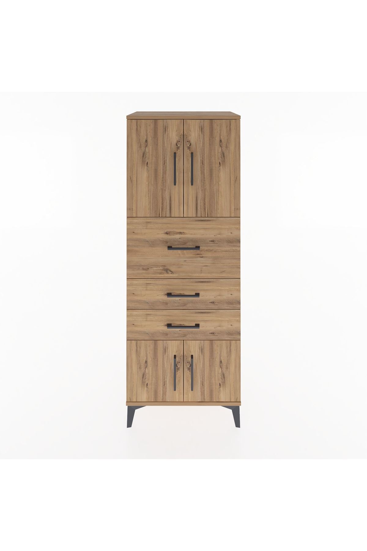 Hyperion Dolap 2 Raflı 3 Çekmeceli 4 Kapaklı 60x44x163 - S53M055V9B