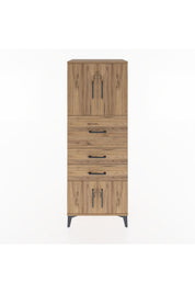 Hyperion Dolap 2 Raflı 3 Çekmeceli 4 Kapaklı 60x44x163 - S53M055V9B