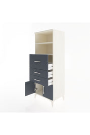Hyperion Dolap 2 Raflı 3 Çekmeceli 2 Kapaklı 60x44x163 - S53M056V2B