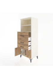 Hyperion Dolap 2 Raflı 3 Çekmeceli 2 Kapaklı 60x44x163 - S53M056V3B