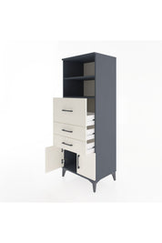 Hyperion Dolap 2 Raflı 3 Çekmeceli 2 Kapaklı 60x44x163 - S53M056V4B