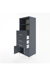 Hyperion Dolap 2 Raflı 3 Çekmeceli 2 Kapaklı 60x44x163 - S53M056V5B