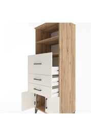 Hyperion Dolap 2 Raflı 3 Çekmeceli 2 Kapaklı 60x44x163 - S53M056V7B