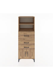 Hyperion Dolap 2 Raflı 3 Çekmeceli 2 Kapaklı 60x44x163 - S53M056V9B