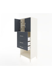 Hyperion Dolap 2 Raflı 3 Çekmeceli 2 Kapaklı 60x44x163 - S53M057V2B