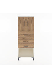 Hyperion Dolap 2 Raflı 3 Çekmeceli 2 Kapaklı 60x44x163 - S53M057V3B