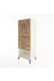 Hyperion Dolap 2 Raflı 3 Çekmeceli 2 Kapaklı 60x44x163 - S53M057V3B