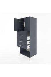 Hyperion Dolap 2 Raflı 3 Çekmeceli 2 Kapaklı 60x44x163 - S53M057V5B