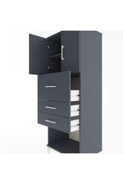 Hyperion Dolap 2 Raflı 3 Çekmeceli 2 Kapaklı 60x44x163 - S53M057V5B