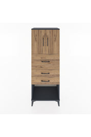 Hyperion Dolap 2 Raflı 3 Çekmeceli 2 Kapaklı 60x44x163 - S53M057V6B