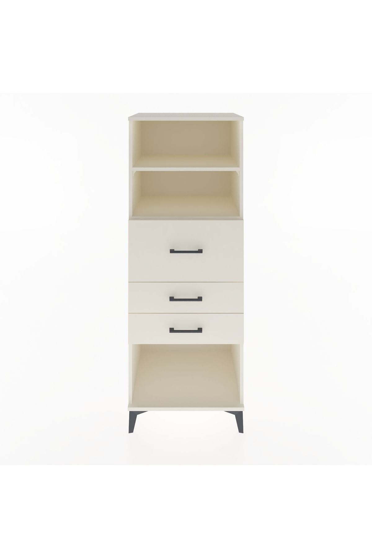 Hyperion Dolap 2 Raflı 3 Çekmeceli 60x44x163 - S53M058V1B