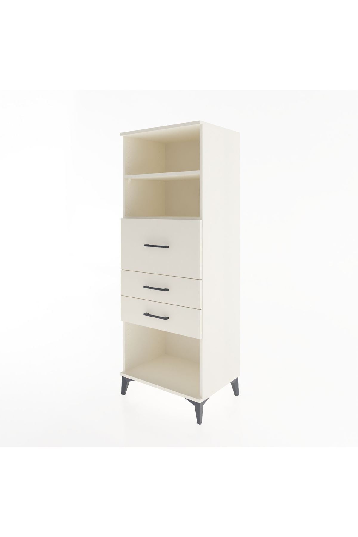 Hyperion Dolap 2 Raflı 3 Çekmeceli 60x44x163 - S53M058V1B