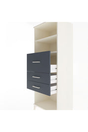 Hyperion Dolap 2 Raflı 3 Çekmeceli 60x44x163 - S53M058V2B