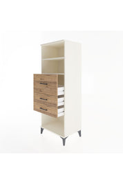 Hyperion Dolap 2 Raflı 3 Çekmeceli 60x44x163 - S53M058V3B