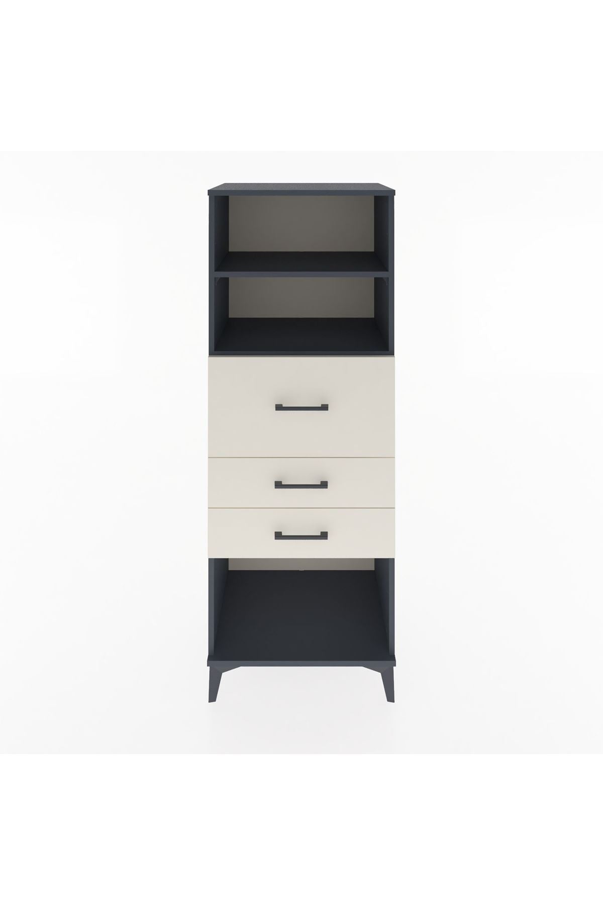 Hyperion Dolap 2 Raflı 3 Çekmeceli 60x44x163 - S53M058V4B
