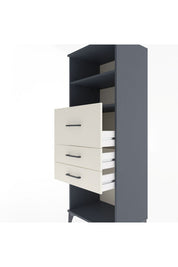 Hyperion Dolap 2 Raflı 3 Çekmeceli 60x44x163 - S53M058V4B