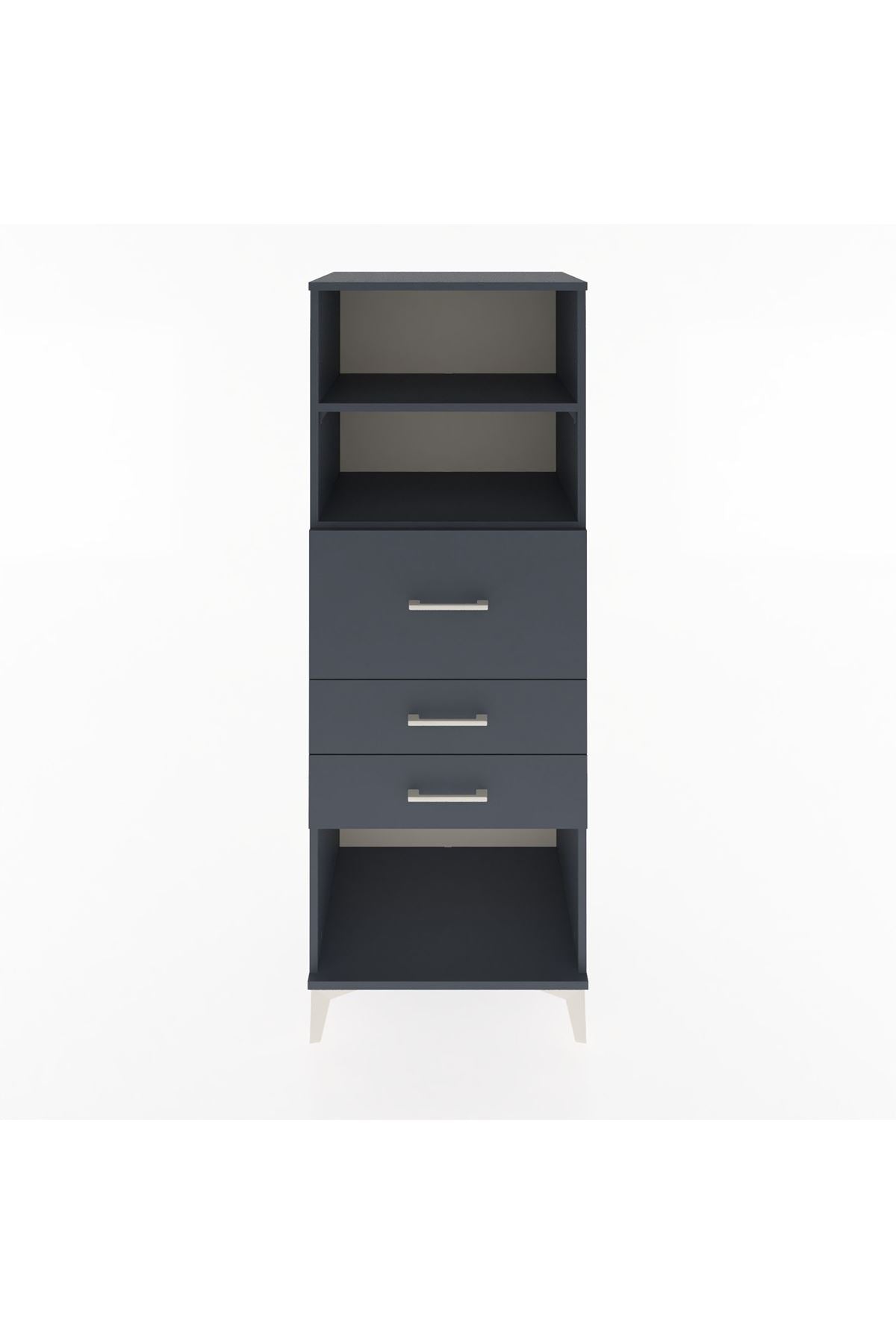 Hyperion Dolap 2 Raflı 3 Çekmeceli 60x44x163 - S53M058V5B