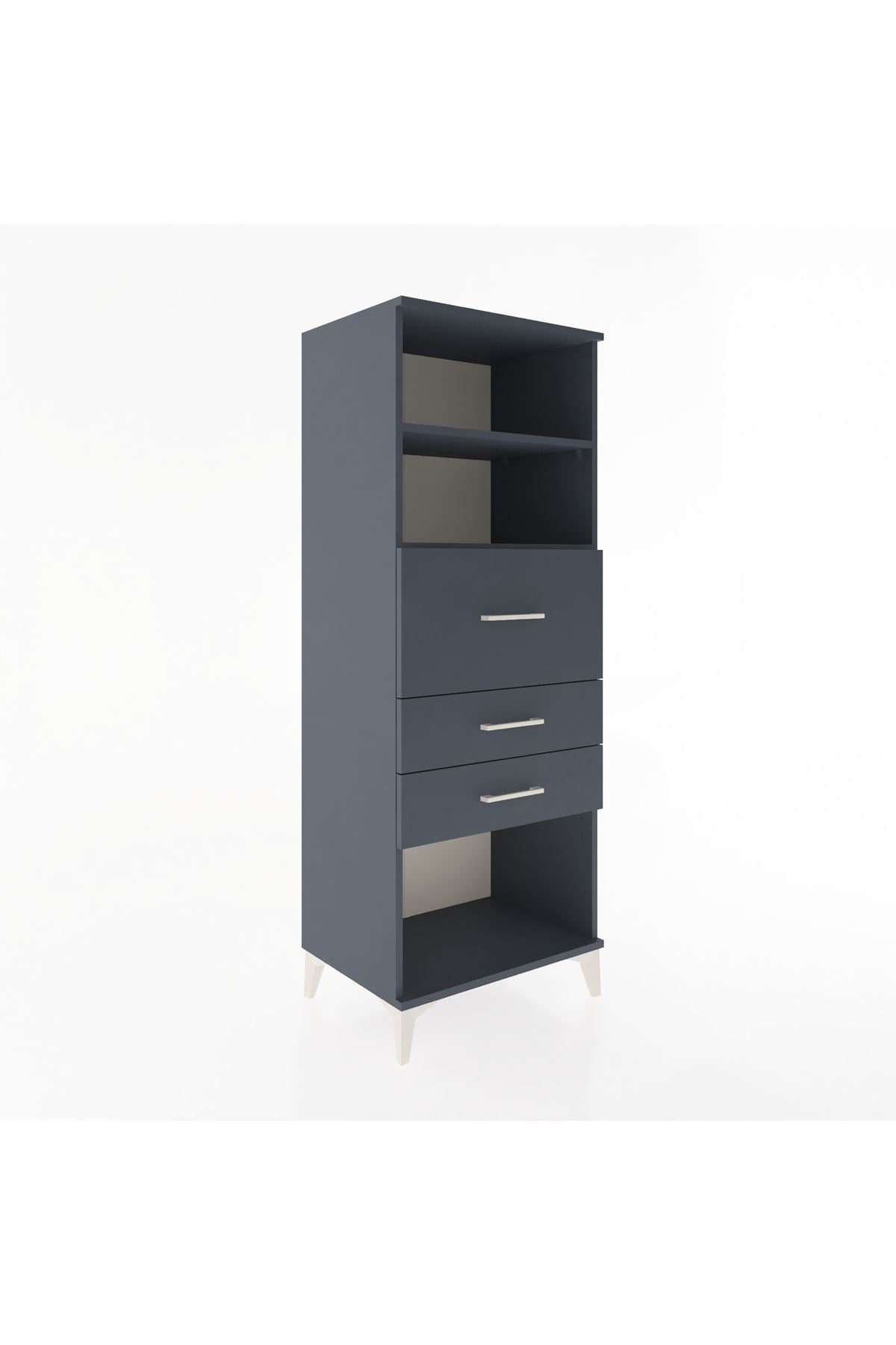 Hyperion Dolap 2 Raflı 3 Çekmeceli 60x44x163 - S53M058V5B