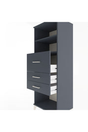 Hyperion Dolap 2 Raflı 3 Çekmeceli 60x44x163 - S53M058V5B