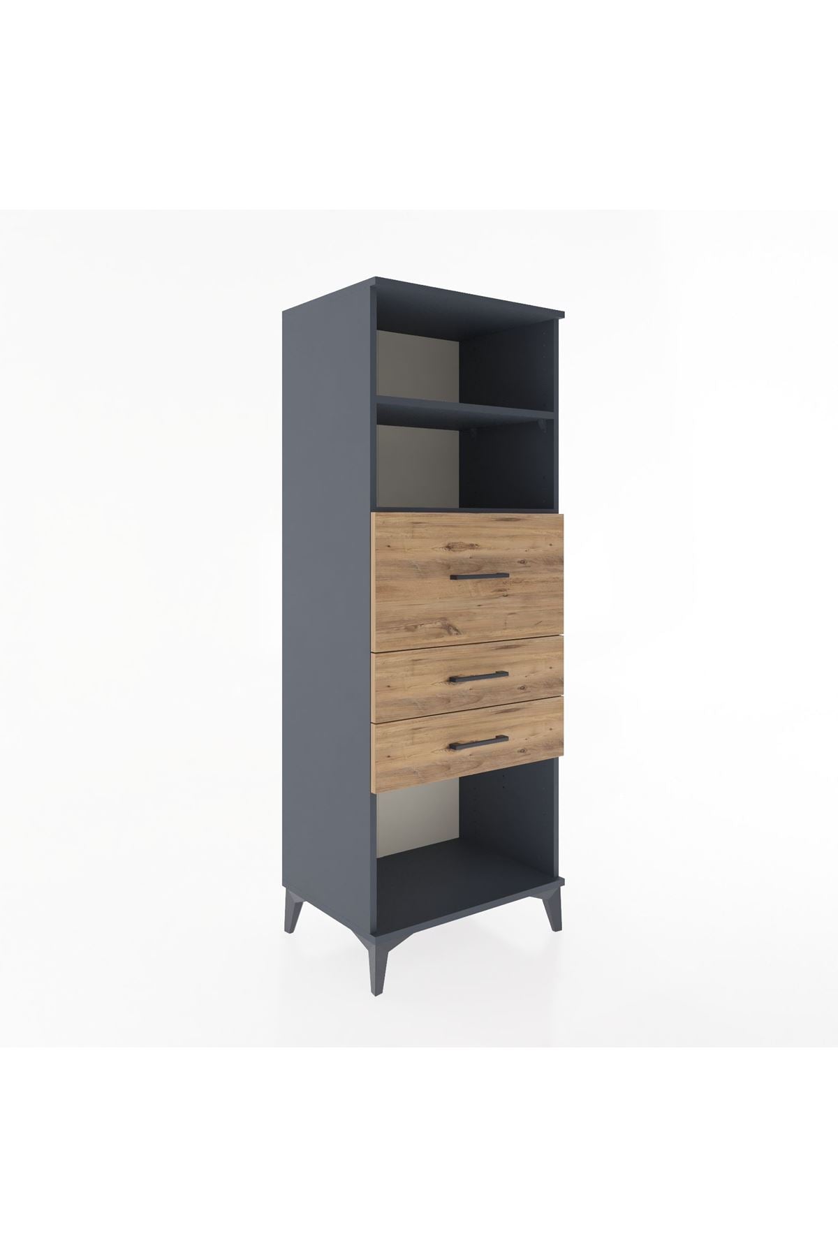 Hyperion Dolap 2 Raflı 3 Çekmeceli 60x44x163 - S53M058V6B