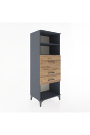 Hyperion Dolap 2 Raflı 3 Çekmeceli 60x44x163 - S53M058V6B