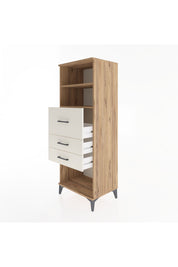Hyperion Dolap 2 Raflı 3 Çekmeceli 60x44x163 - S53M058V7B