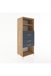 Hyperion Dolap 2 Raflı 3 Çekmeceli 60x44x163 - S53M058V8B