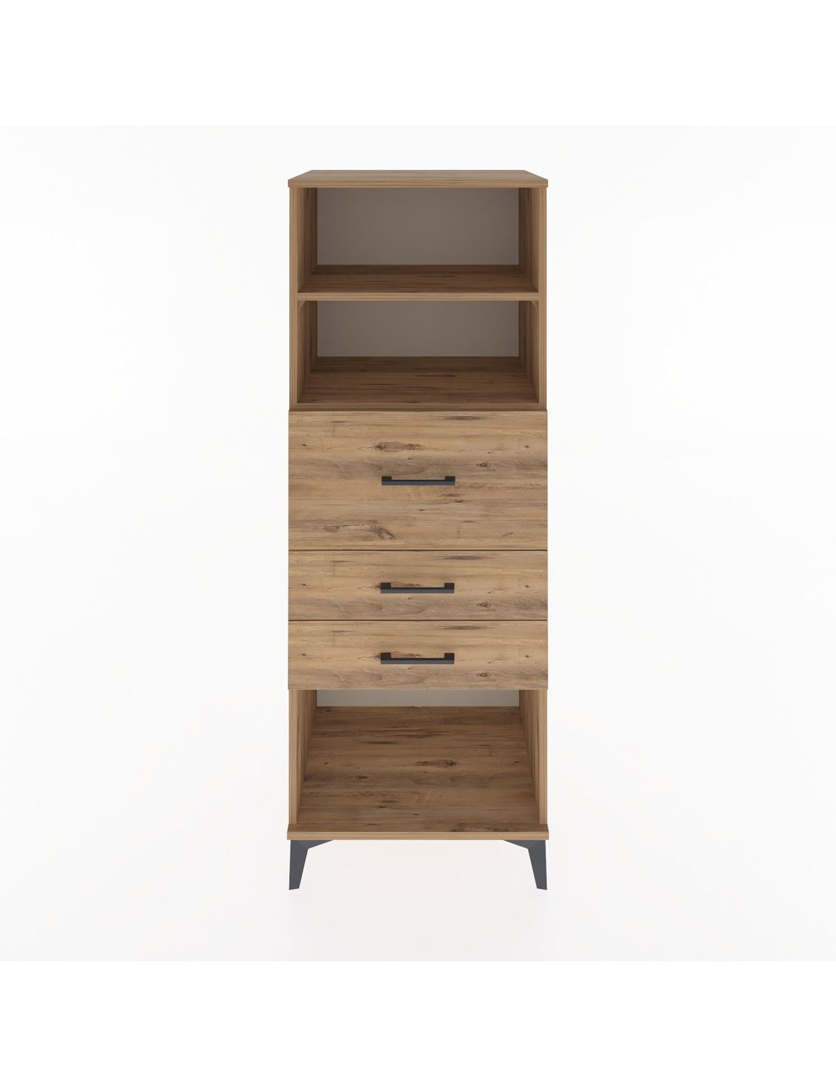 Hyperion Dolap 2 Raflı 3 Çekmeceli 60x44x163 - S53M058V9B