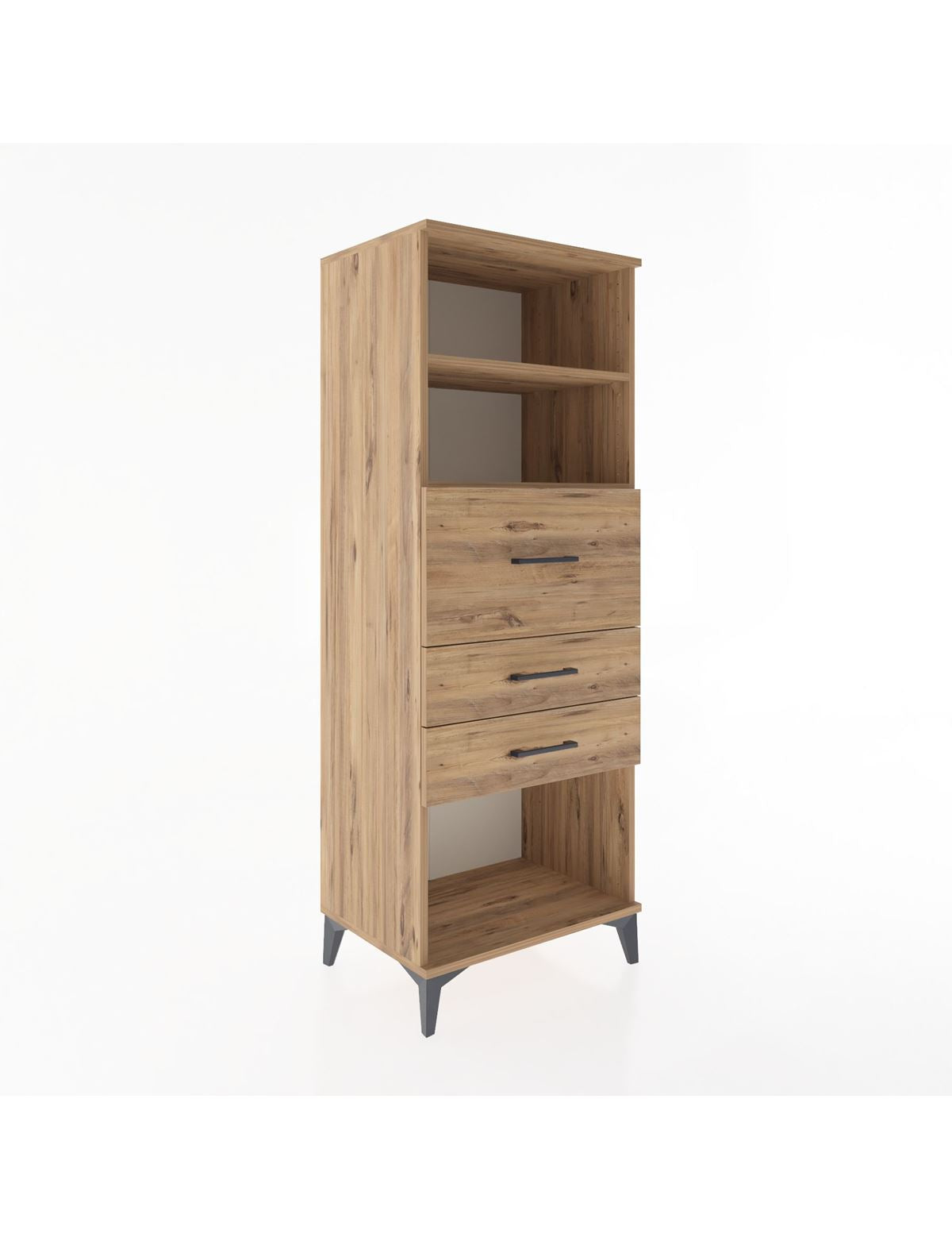 Hyperion Dolap 2 Raflı 3 Çekmeceli 60x44x163 - S53M058V9B