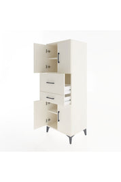 Hyperion Dolap 3 Raflı 2 Çekmeceli 4 Kapaklı 60x44x163 - S53M059V1B