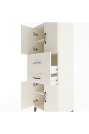 Hyperion Dolap 3 Raflı 2 Çekmeceli 4 Kapaklı 60x44x163 - S53M059V1B