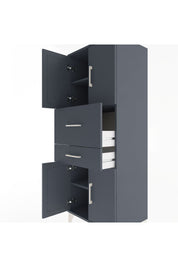 Hyperion Dolap 3 Raflı 2 Çekmeceli 4 Kapaklı 60x44x163 - S53M059V5B