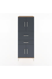 Hyperion Dolap 3 Raflı 2 Çekmeceli 4 Kapaklı 60x44x163 - S53M059V8B