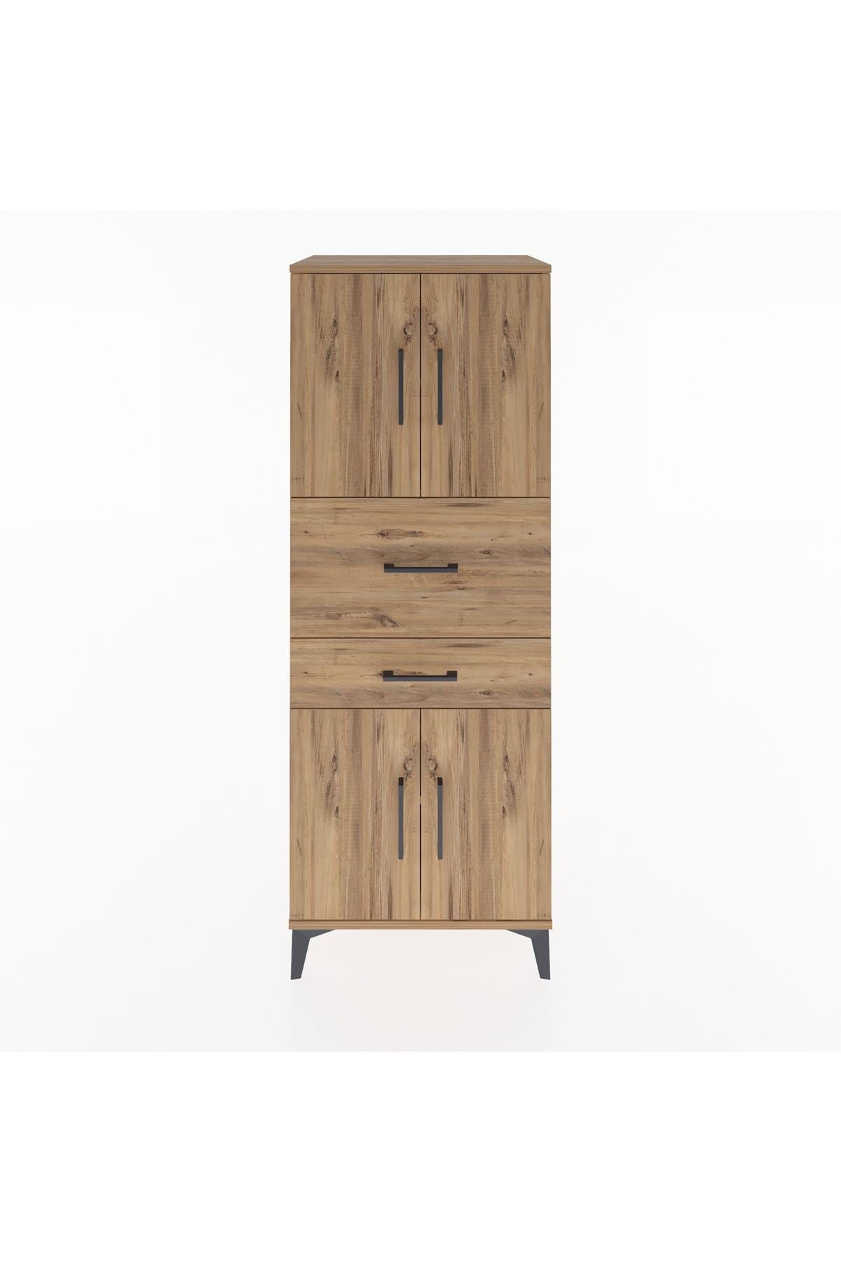 Hyperion Dolap 3 Raflı 2 Çekmeceli 4 Kapaklı 60x44x163 - S53M059V9B