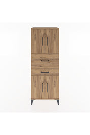 Hyperion Dolap 3 Raflı 2 Çekmeceli 4 Kapaklı 60x44x163 - S53M059V9B