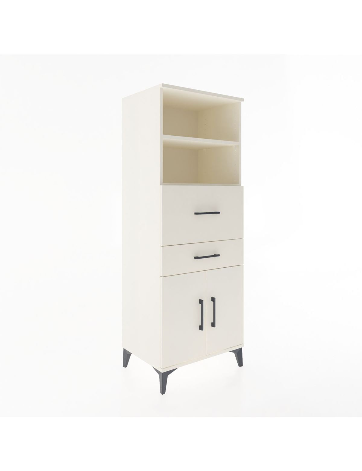 Hyperion Dolap 3 Raflı 2 Çekmeceli 2 Kapaklı 60x44x163 - S53M060V1B